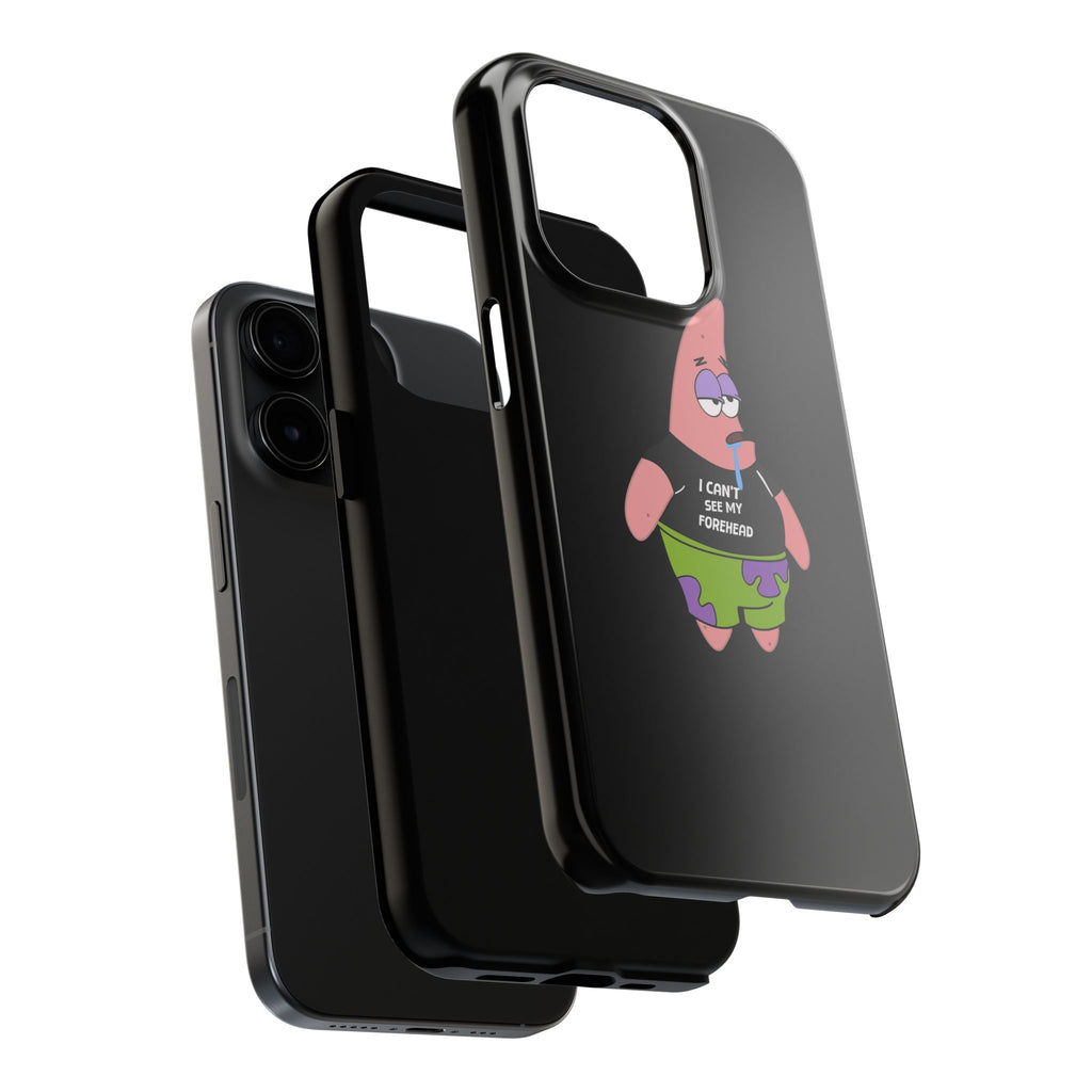 Patrick Star Phone Case — 'I Can't See My Forehead' Cartoon Protective Case