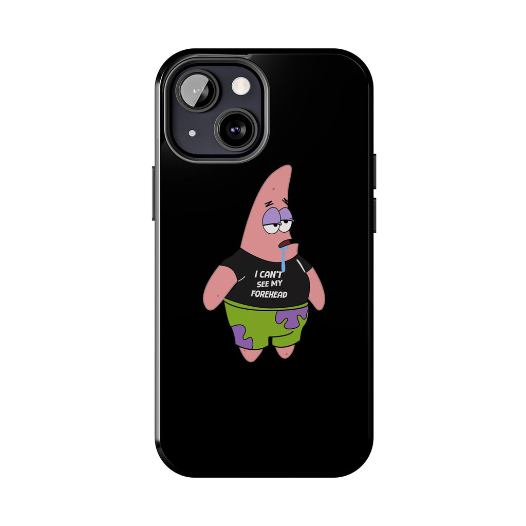 Patrick Star Phone Case — 'I Can't See My Forehead' Cartoon Protective Case