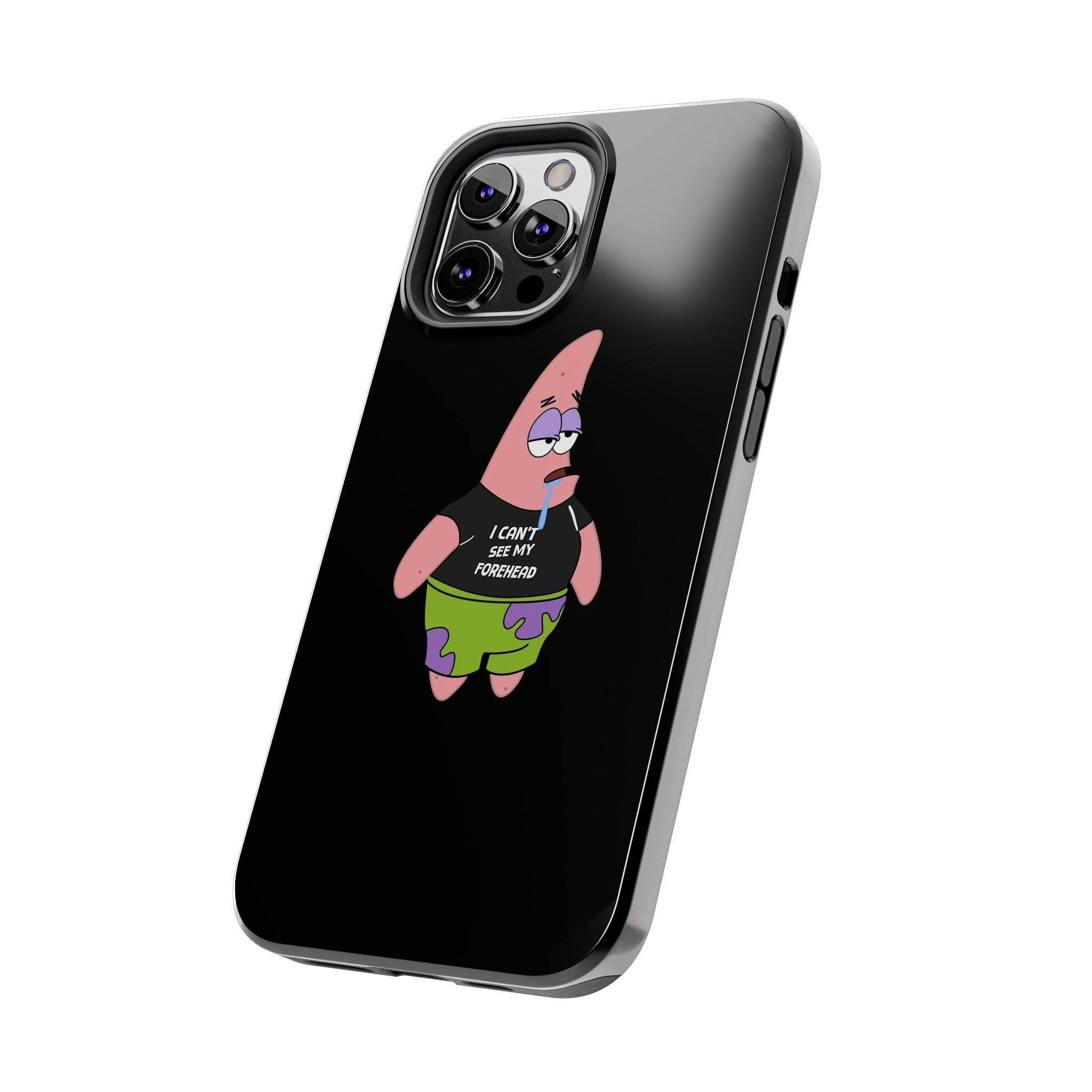 Patrick Star Phone Case — 'I Can't See My Forehead' Cartoon Protective Case
