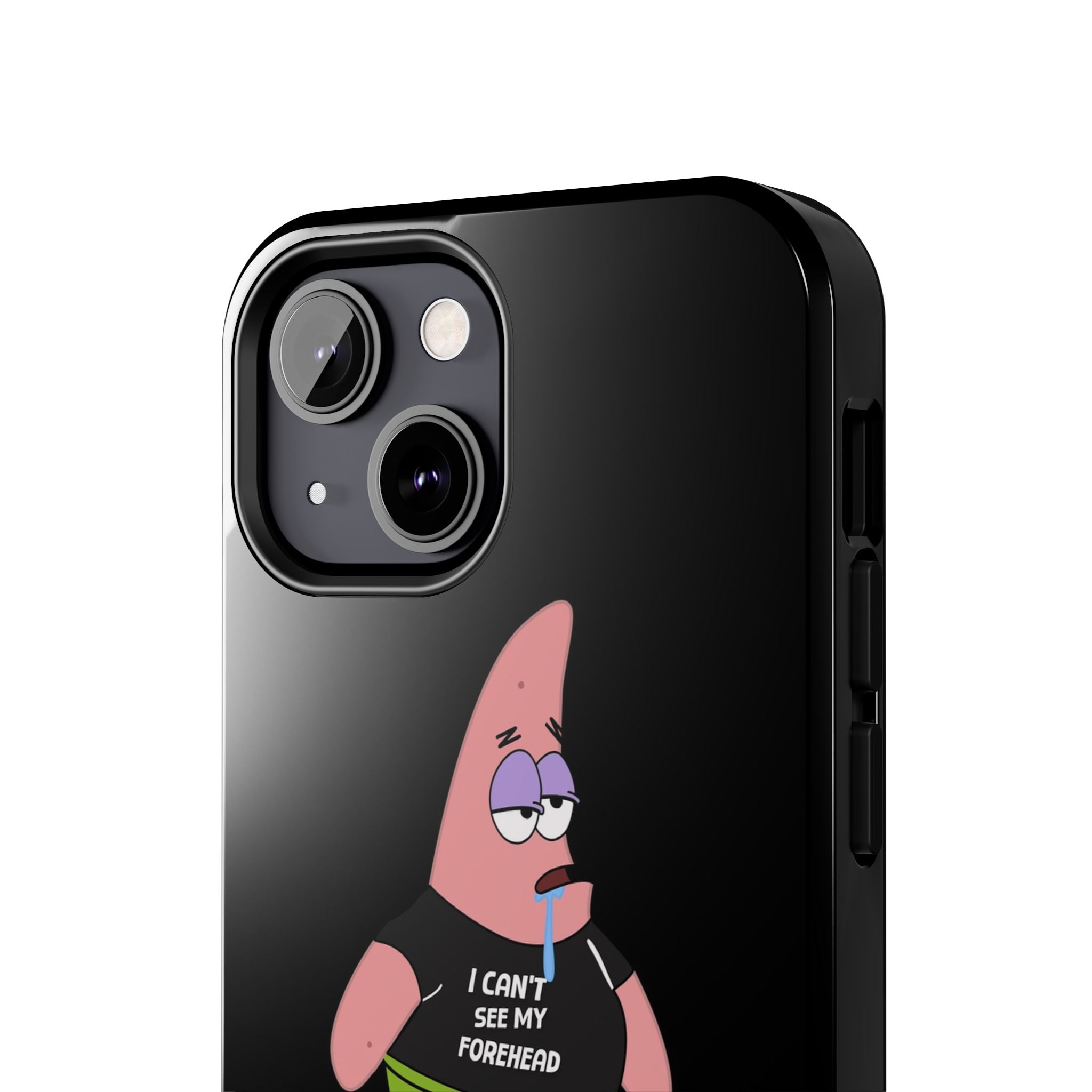 Patrick Star Phone Case — 'I Can't See My Forehead' Cartoon Protective Case