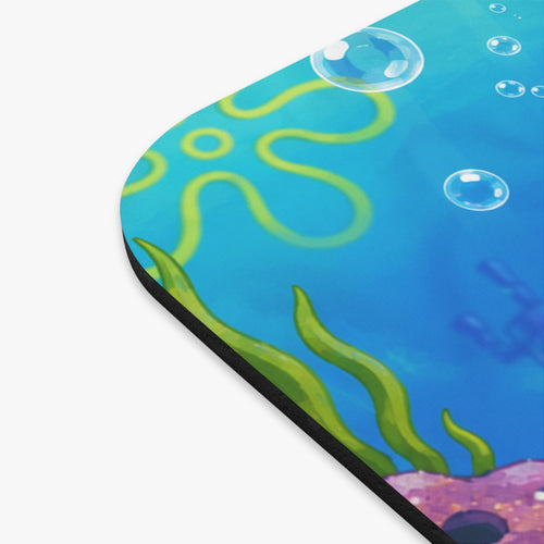 Cartoon Sponge & Star Friends Mouse Pad | Rectangular Desk Mat