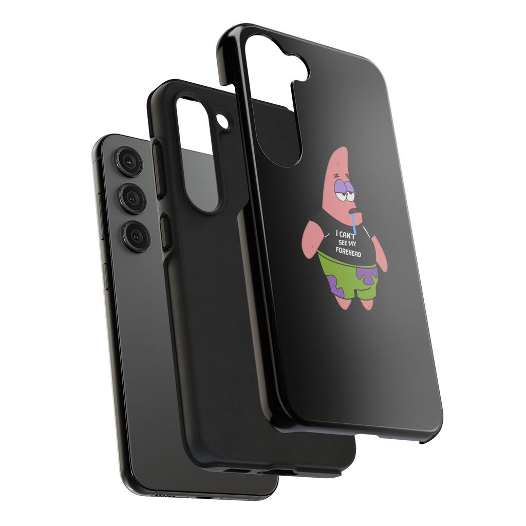 Patrick Star Phone Case — 'I Can't See My Forehead' Cartoon Protective Case