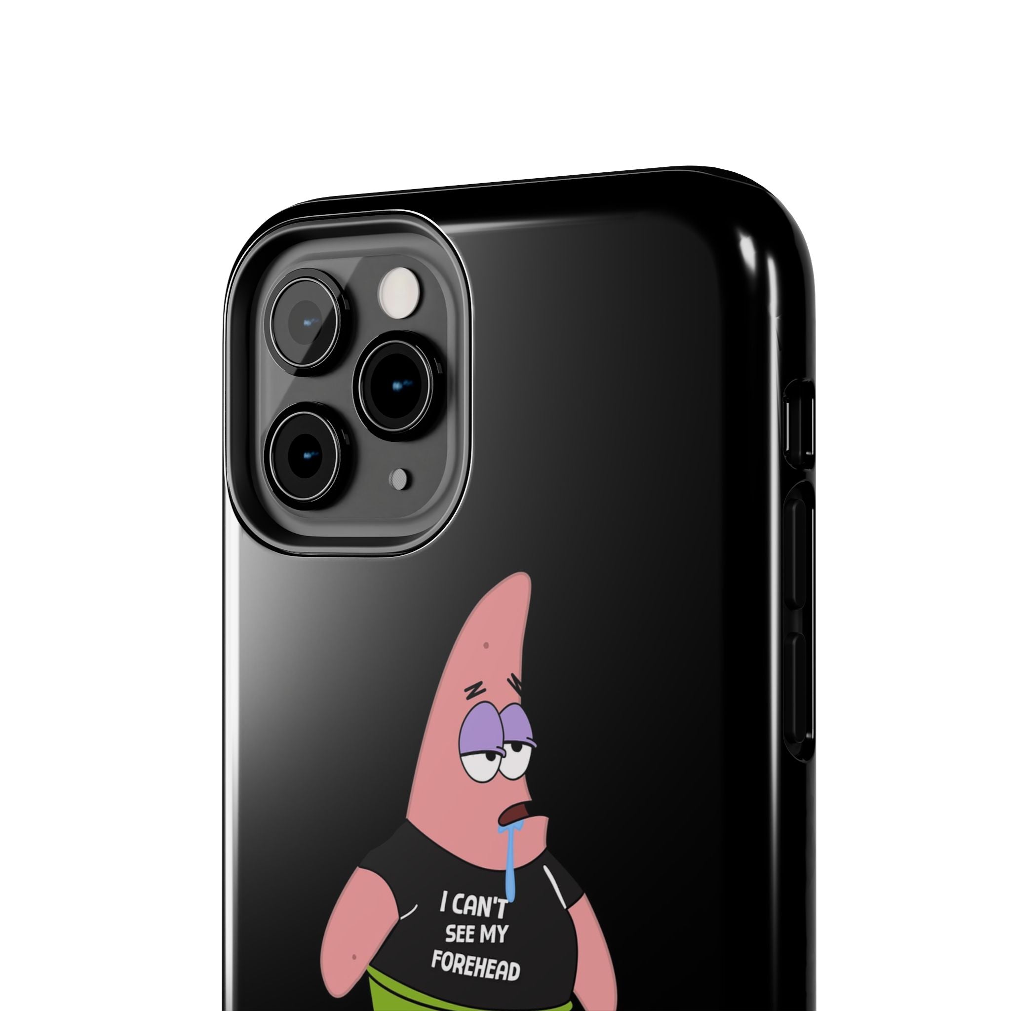 Patrick Star Phone Case — 'I Can't See My Forehead' Cartoon Protective Case