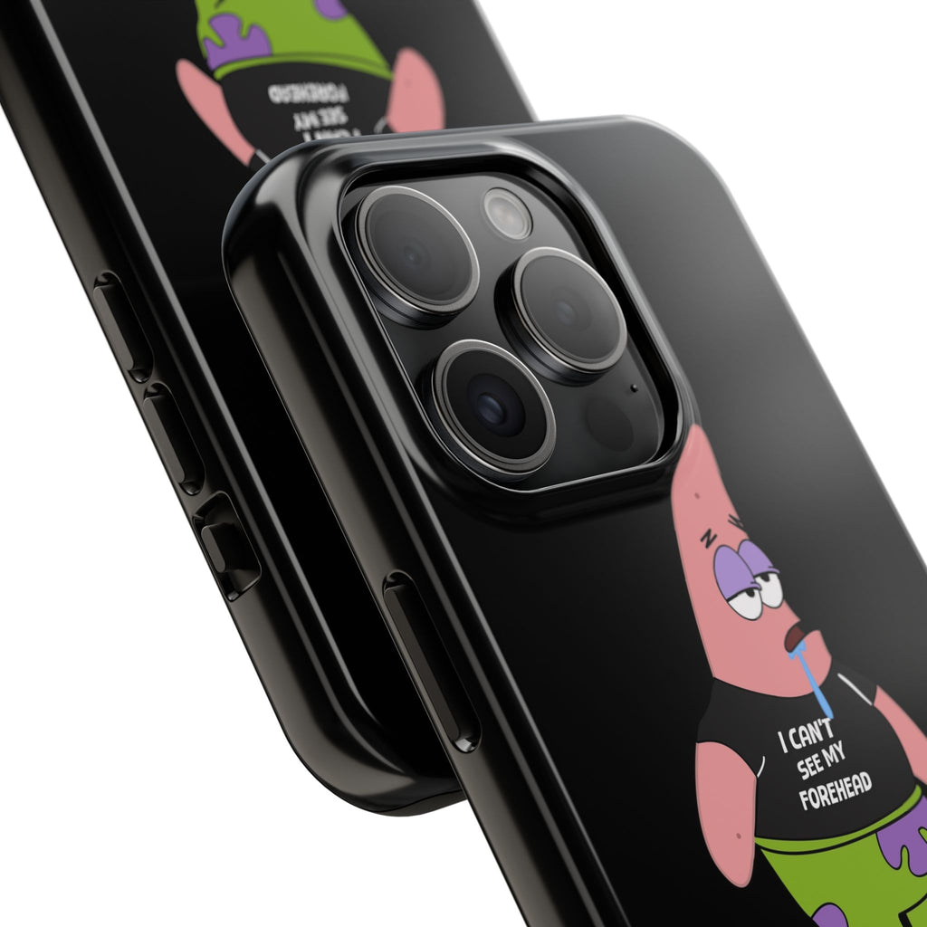 Patrick Star Phone Case — 'I Can't See My Forehead' Cartoon Protective Case