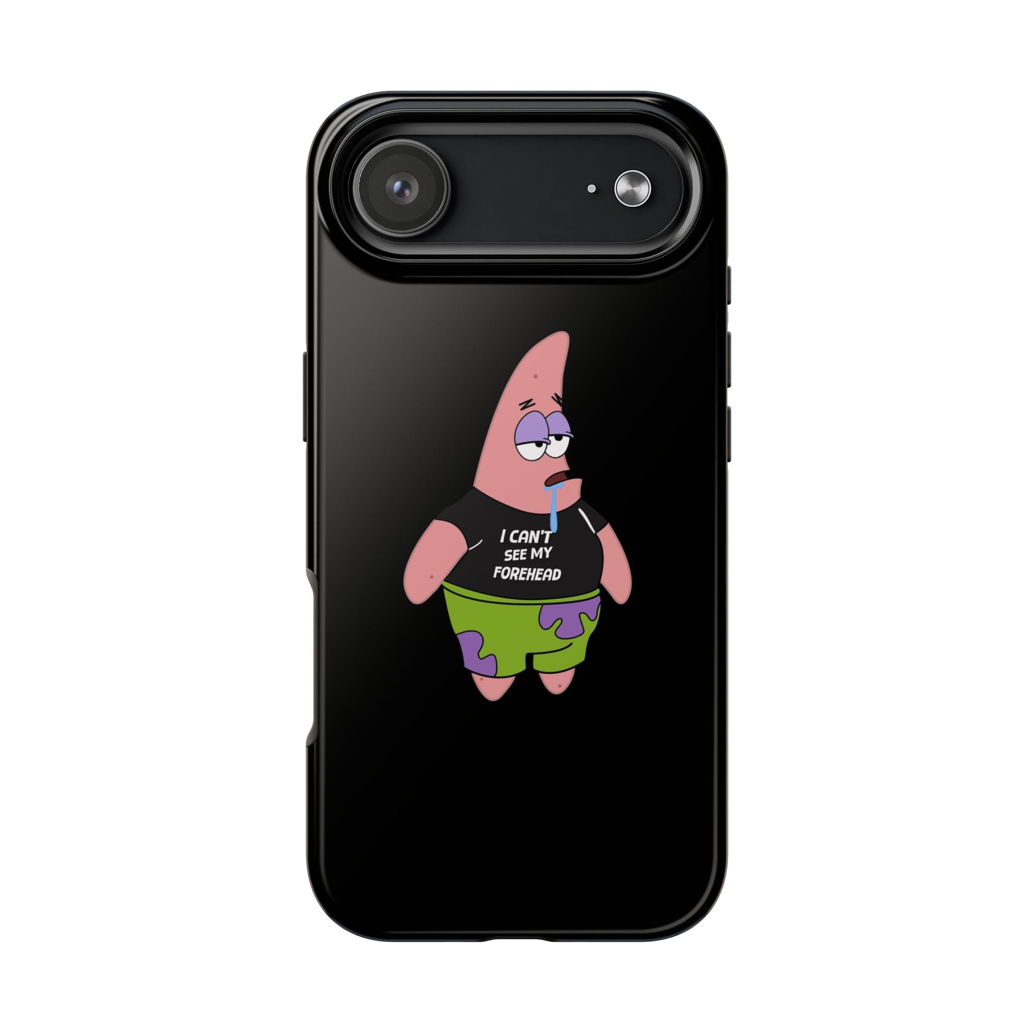 Patrick Star Phone Case — 'I Can't See My Forehead' Cartoon Protective Case
