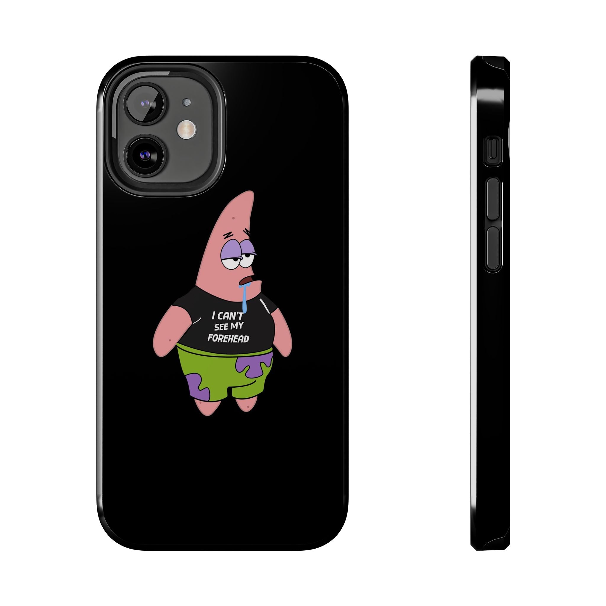 Patrick Star Phone Case — 'I Can't See My Forehead' Cartoon Protective Case