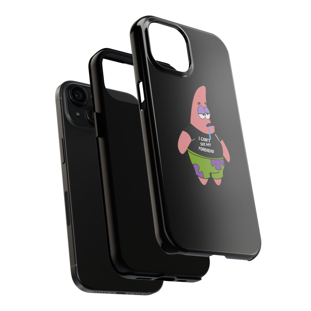 Patrick Star Phone Case — 'I Can't See My Forehead' Cartoon Protective Case