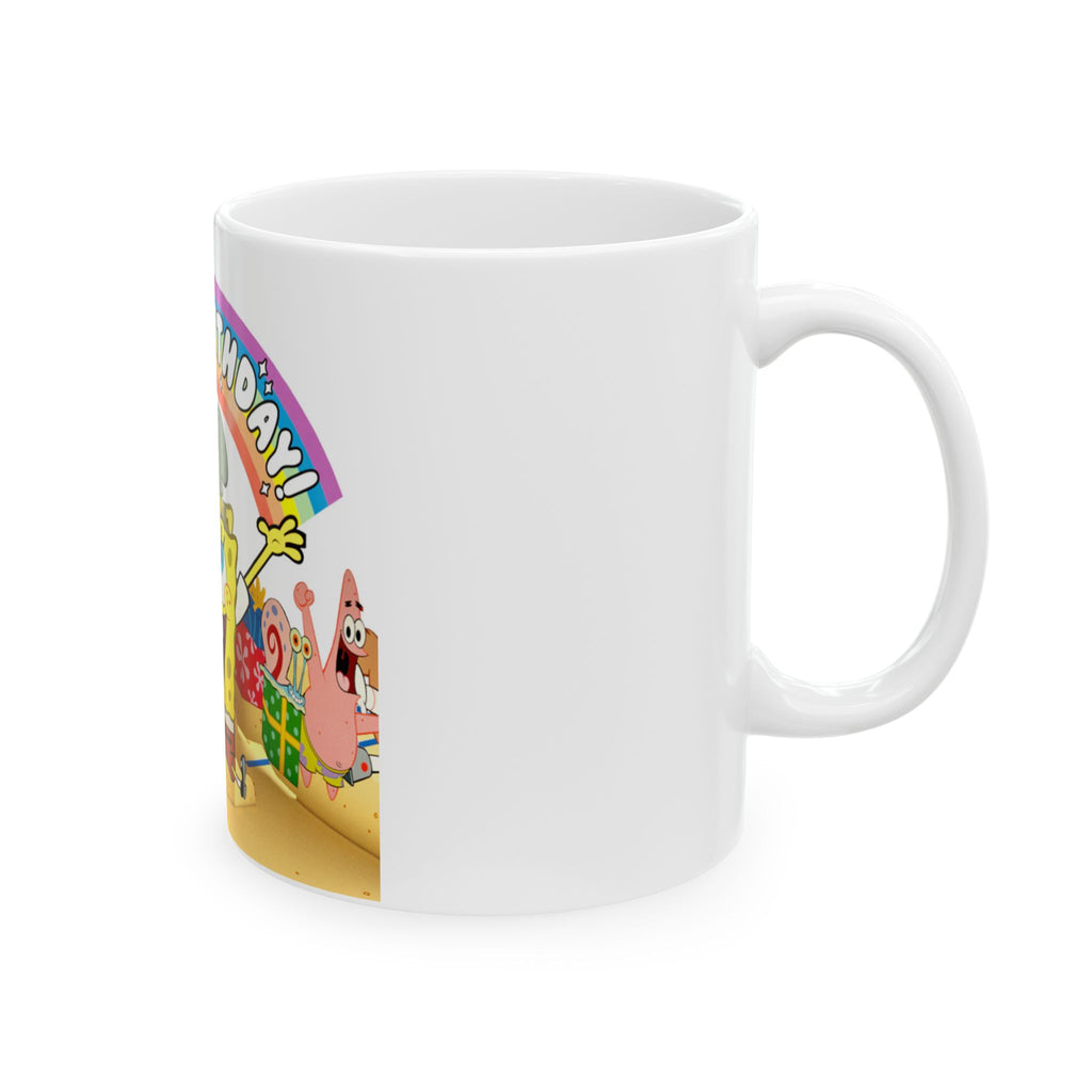 SpongeBob 'Happy Birthday!' Ceramic Mug (11oz, 15oz)