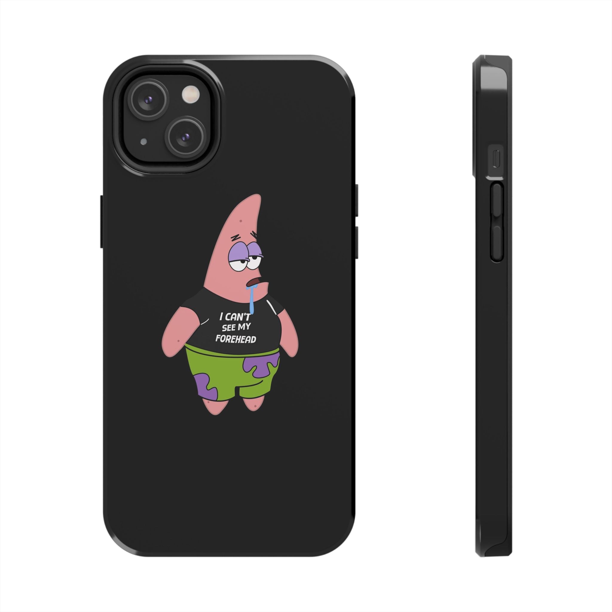 Patrick Star Phone Case — 'I Can't See My Forehead' Cartoon Protective Case