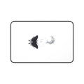 Moth and Moon Desk Mat | Celestial Insect Illustration