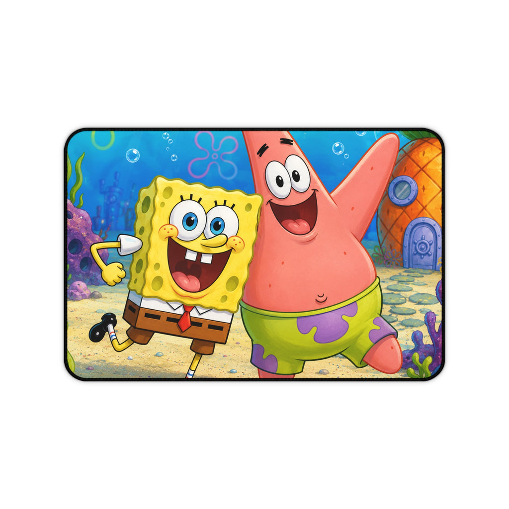 SpongeBob & Patrick Desk Mat | Cartoon Bikini Bottom Mousepad