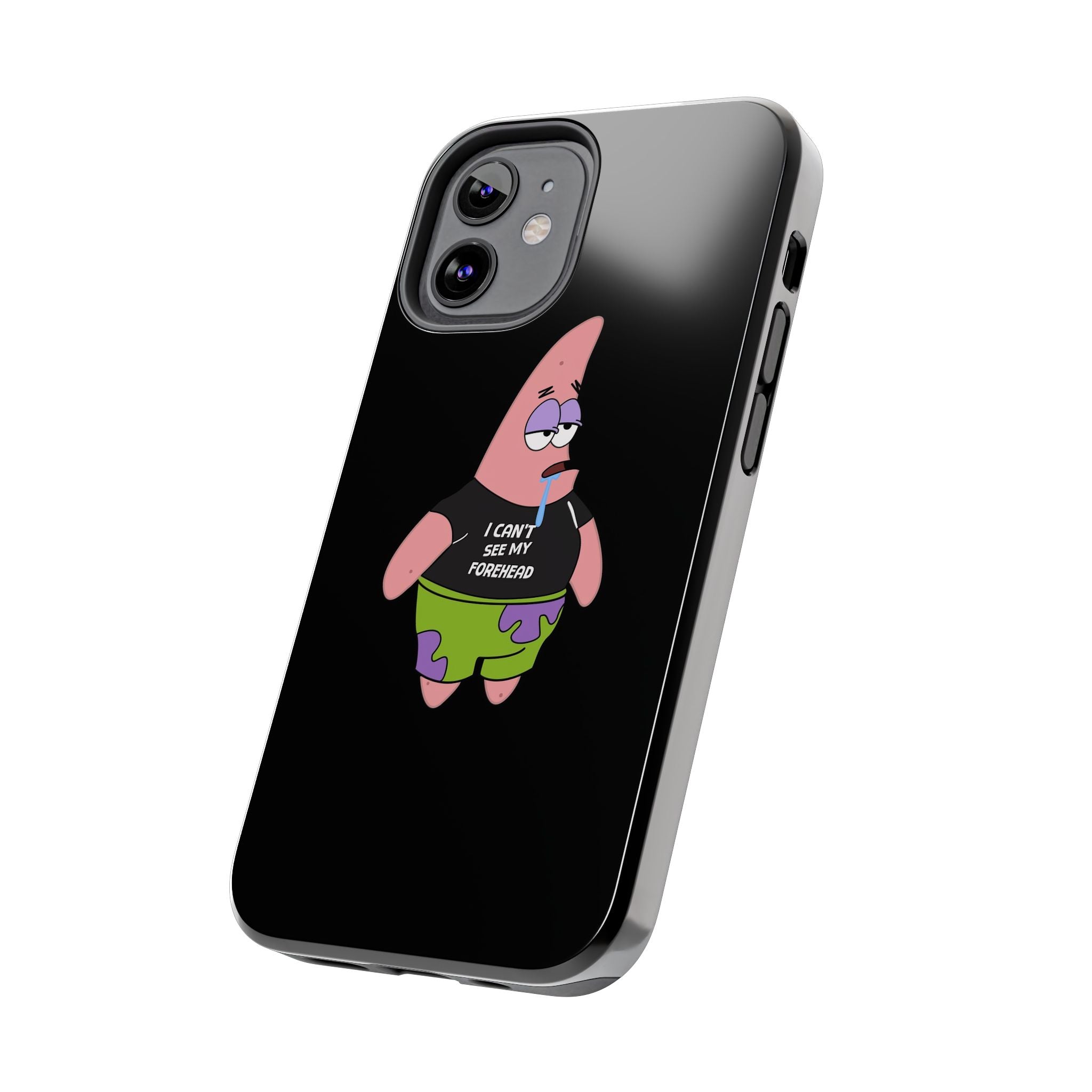 Patrick Star Phone Case — 'I Can't See My Forehead' Cartoon Protective Case