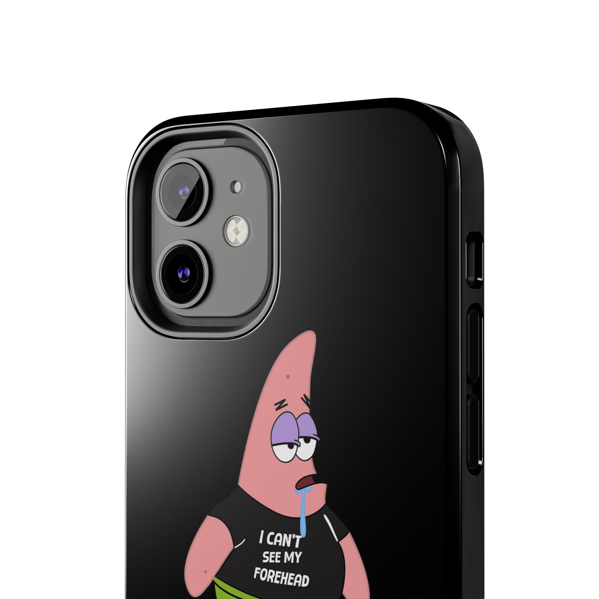 Patrick Star Phone Case — 'I Can't See My Forehead' Cartoon Protective Case