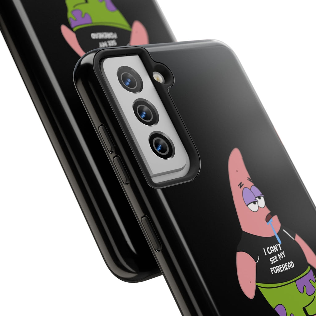 Patrick Star Phone Case — 'I Can't See My Forehead' Cartoon Protective Case