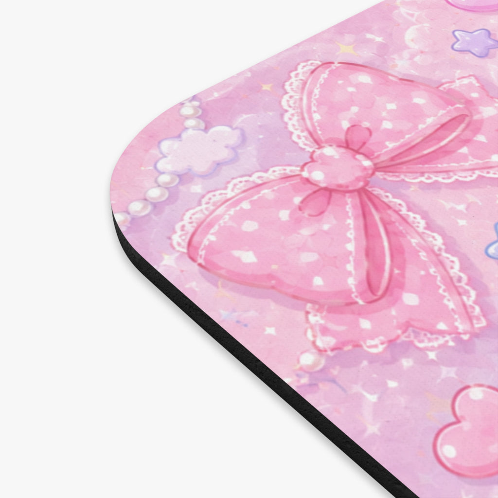 Cute Pink Kawaii Bunny Mouse Pad — My Melody Style Desk Mat