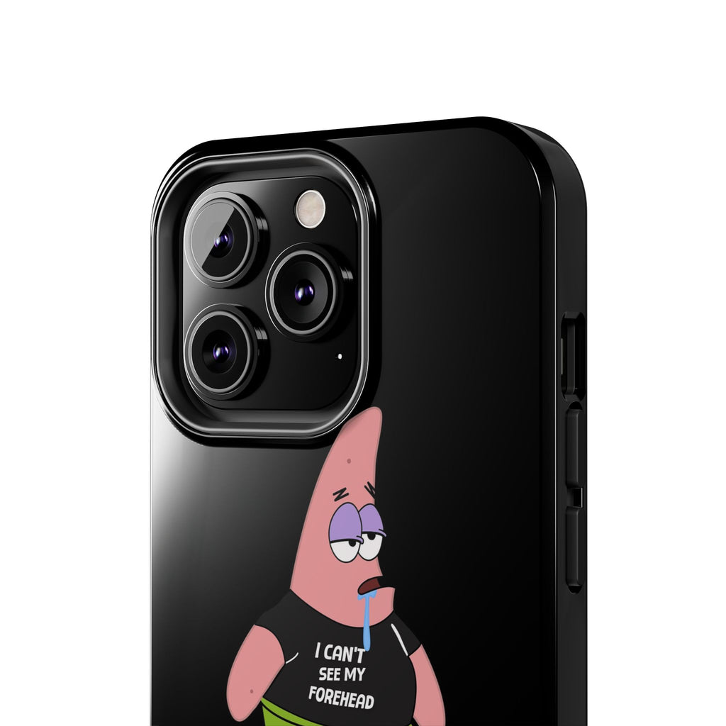 Patrick Star Phone Case — 'I Can't See My Forehead' Cartoon Protective Case
