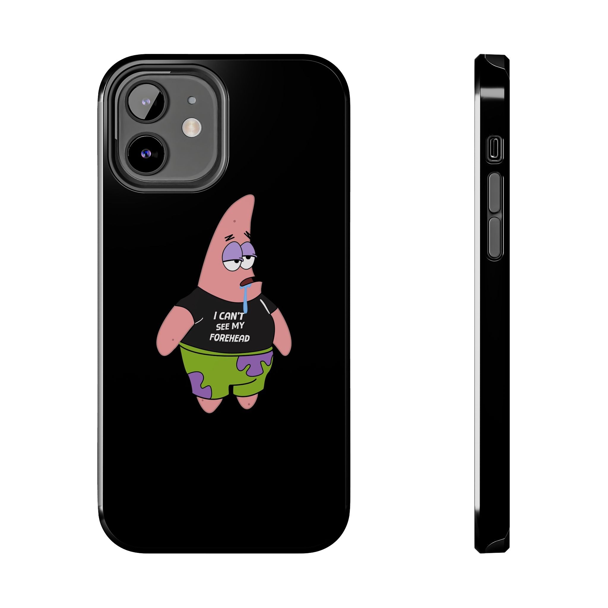 Patrick Star Phone Case — 'I Can't See My Forehead' Cartoon Protective Case
