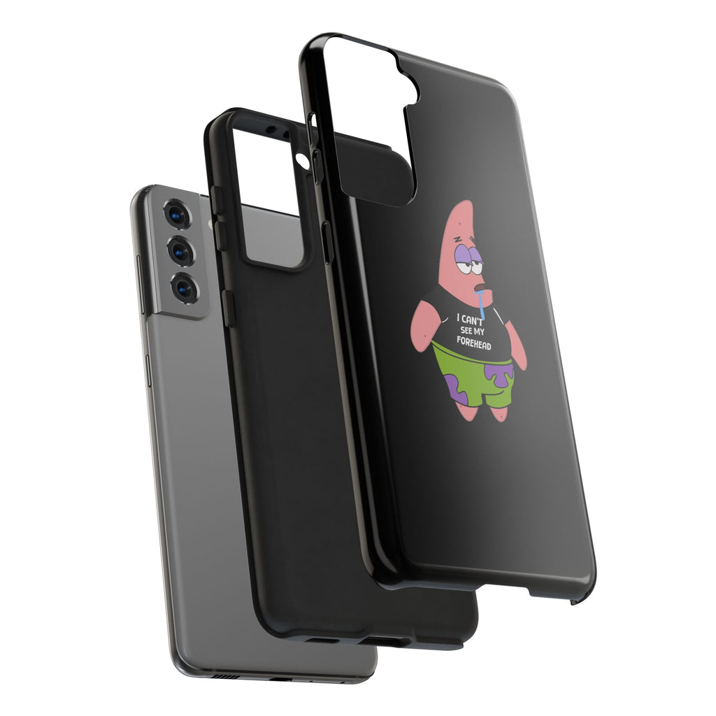Patrick Star Phone Case — 'I Can't See My Forehead' Cartoon Protective Case