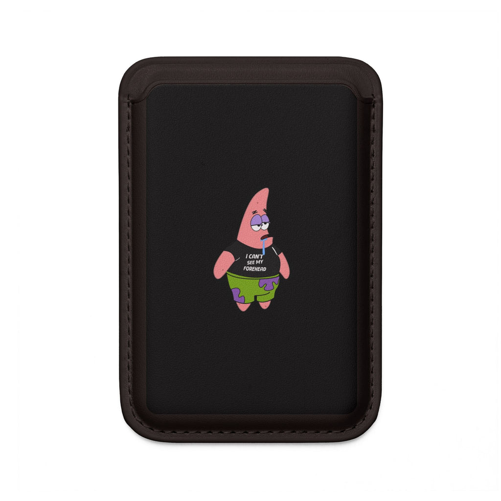 Patrick Star Vegan Wallet MagSafe® Card Holder — Funny "I Don’t Need It" Cartoon Phone Wallet