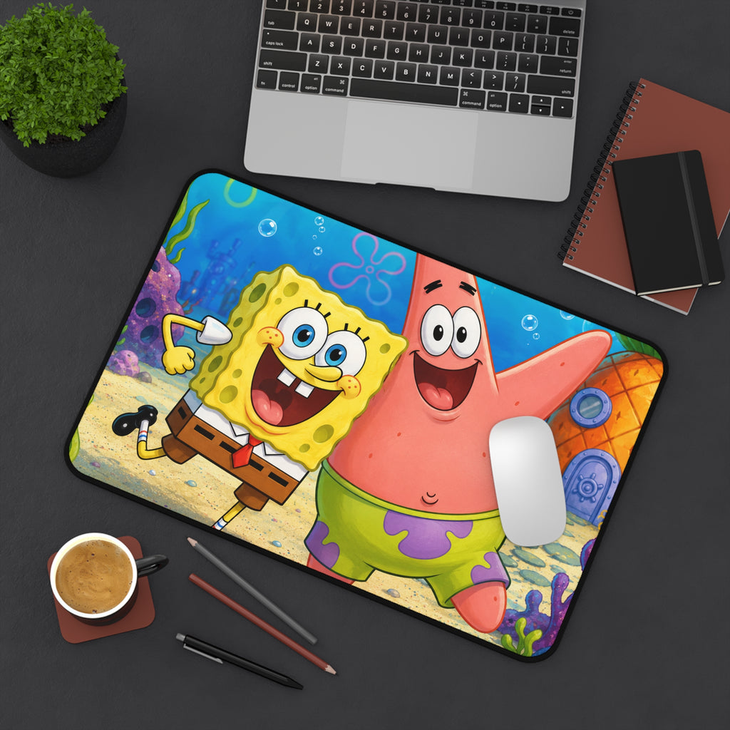 SpongeBob & Patrick Desk Mat | Cartoon Bikini Bottom Mousepad
