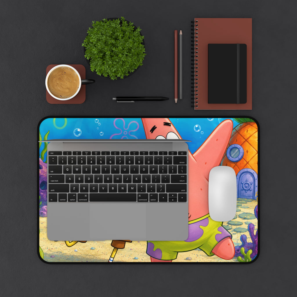 SpongeBob & Patrick Desk Mat | Cartoon Bikini Bottom Mousepad