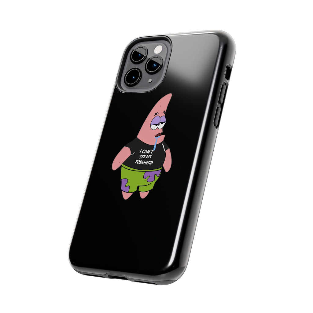 Patrick Star Phone Case — 'I Can't See My Forehead' Cartoon Protective Case