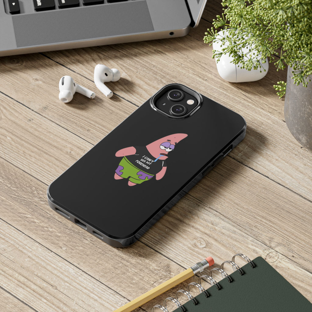 Patrick Star Phone Case — 'I Can't See My Forehead' Cartoon Protective Case