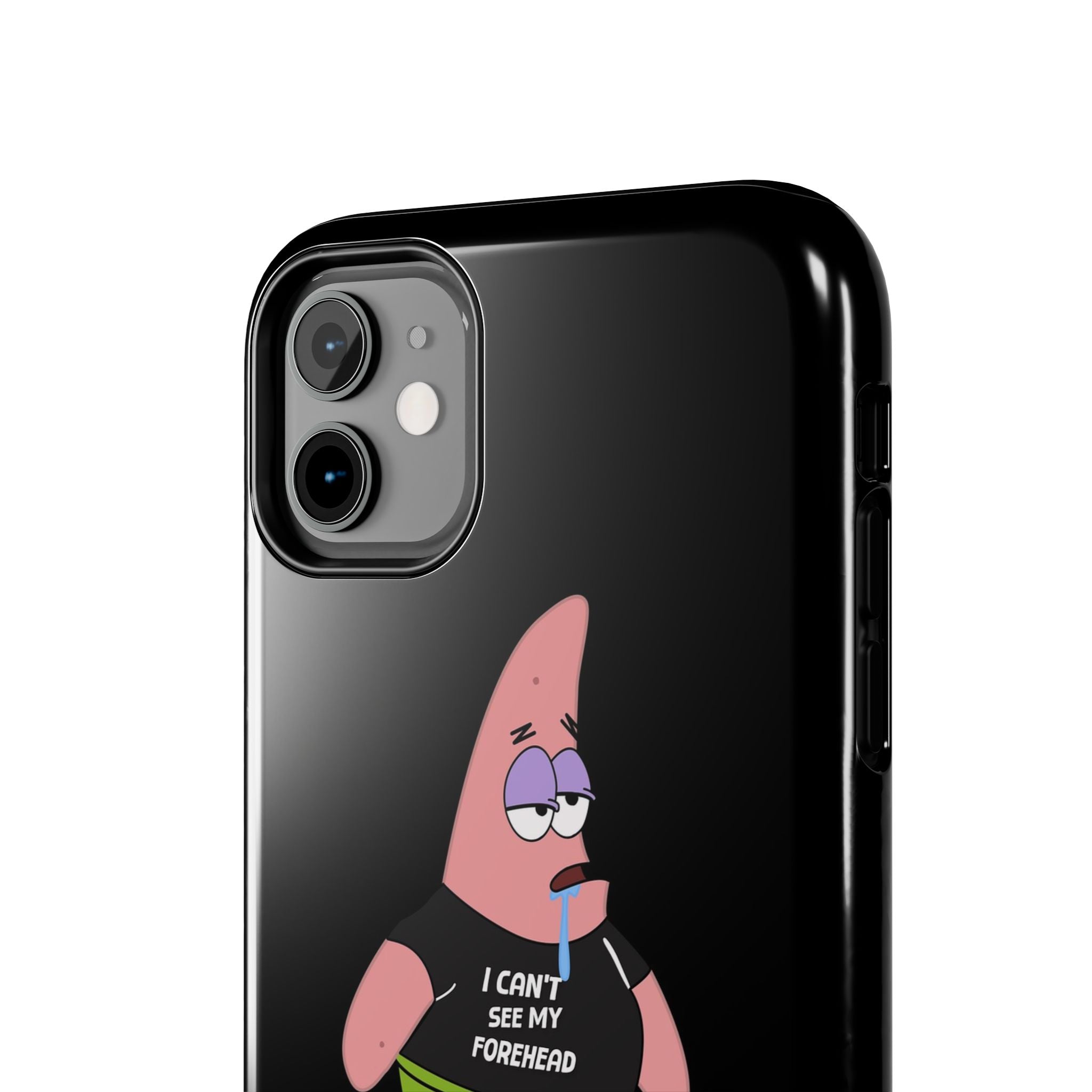Patrick Star Phone Case — 'I Can't See My Forehead' Cartoon Protective Case