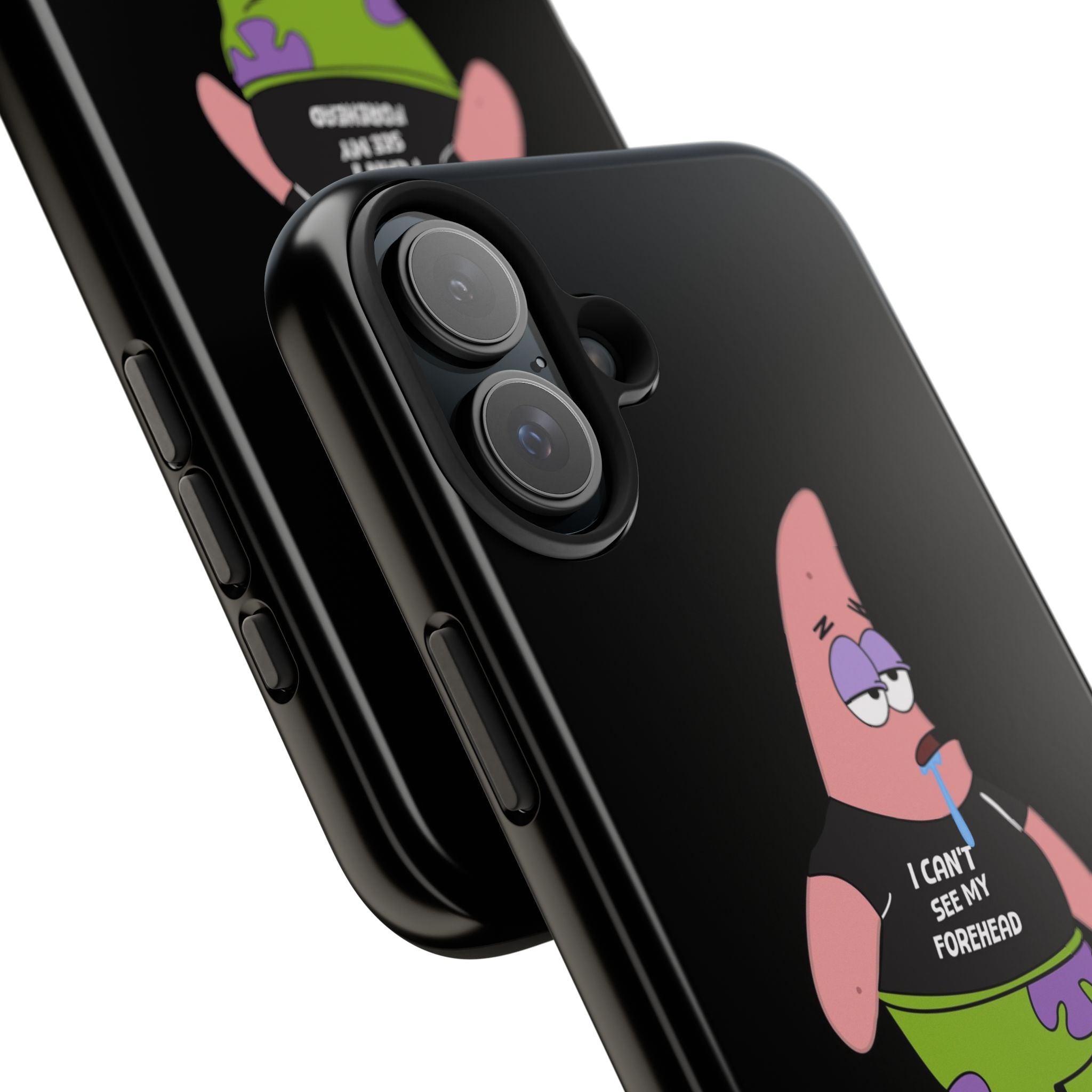 Patrick Star Phone Case — 'I Can't See My Forehead' Cartoon Protective Case