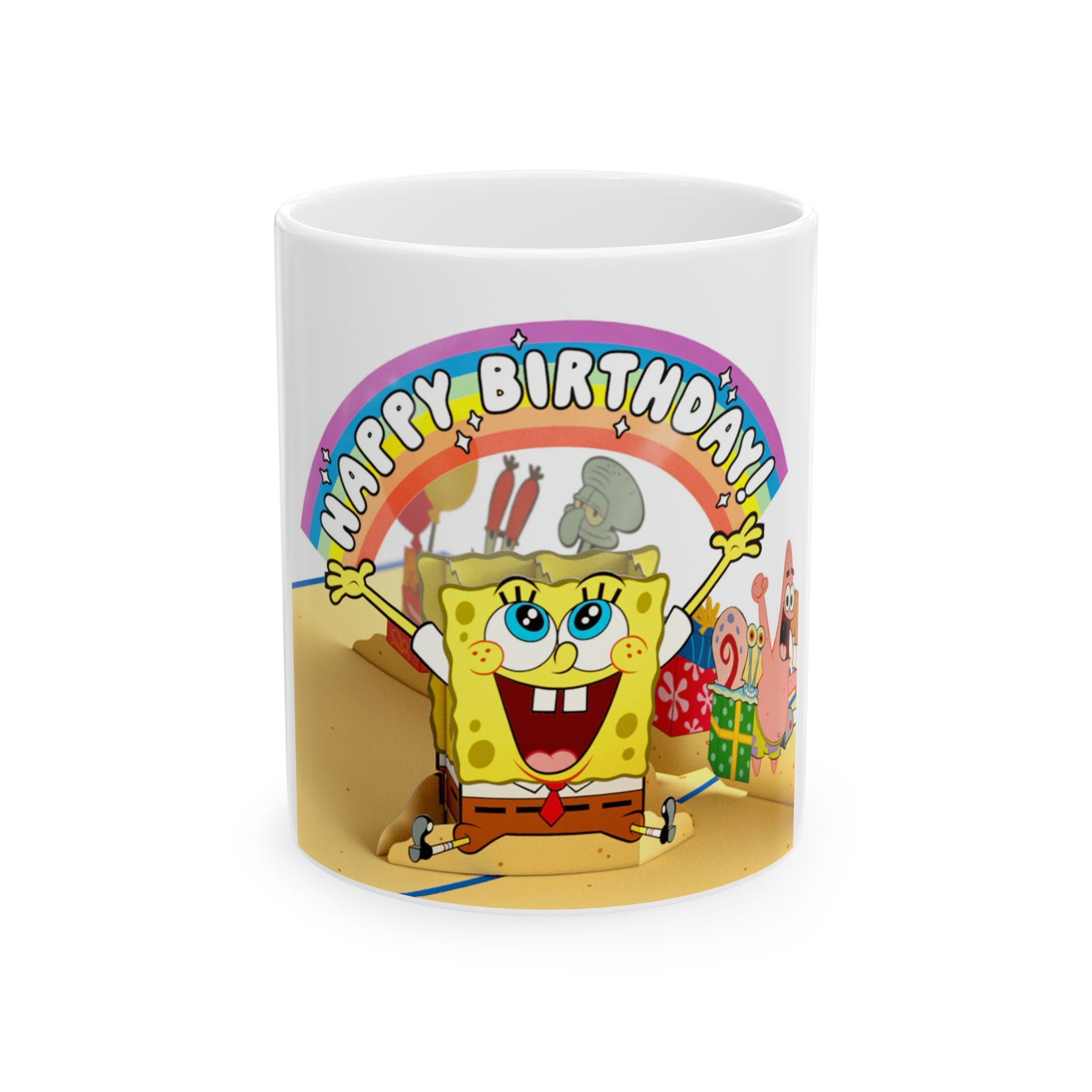 SpongeBob 'Happy Birthday!' Ceramic Mug (11oz, 15oz)