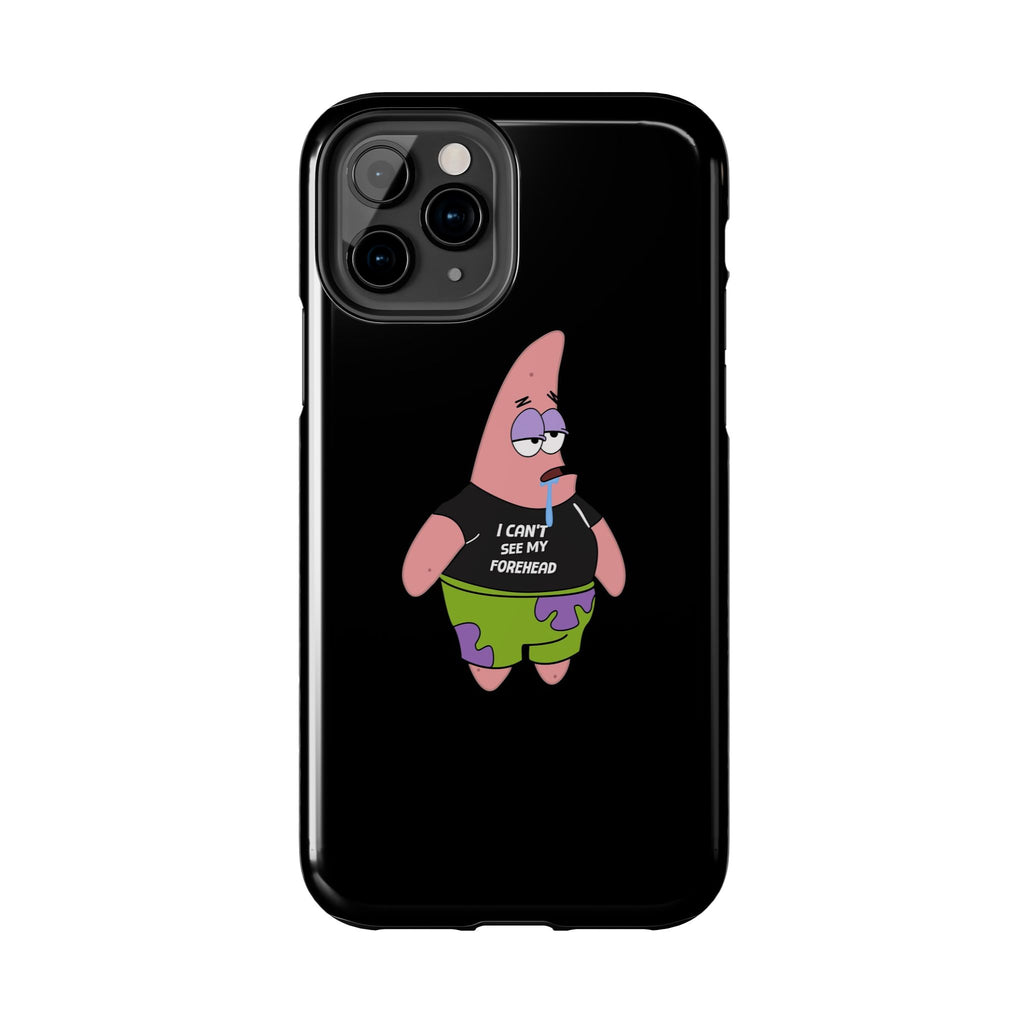 Patrick Star Phone Case — 'I Can't See My Forehead' Cartoon Protective Case