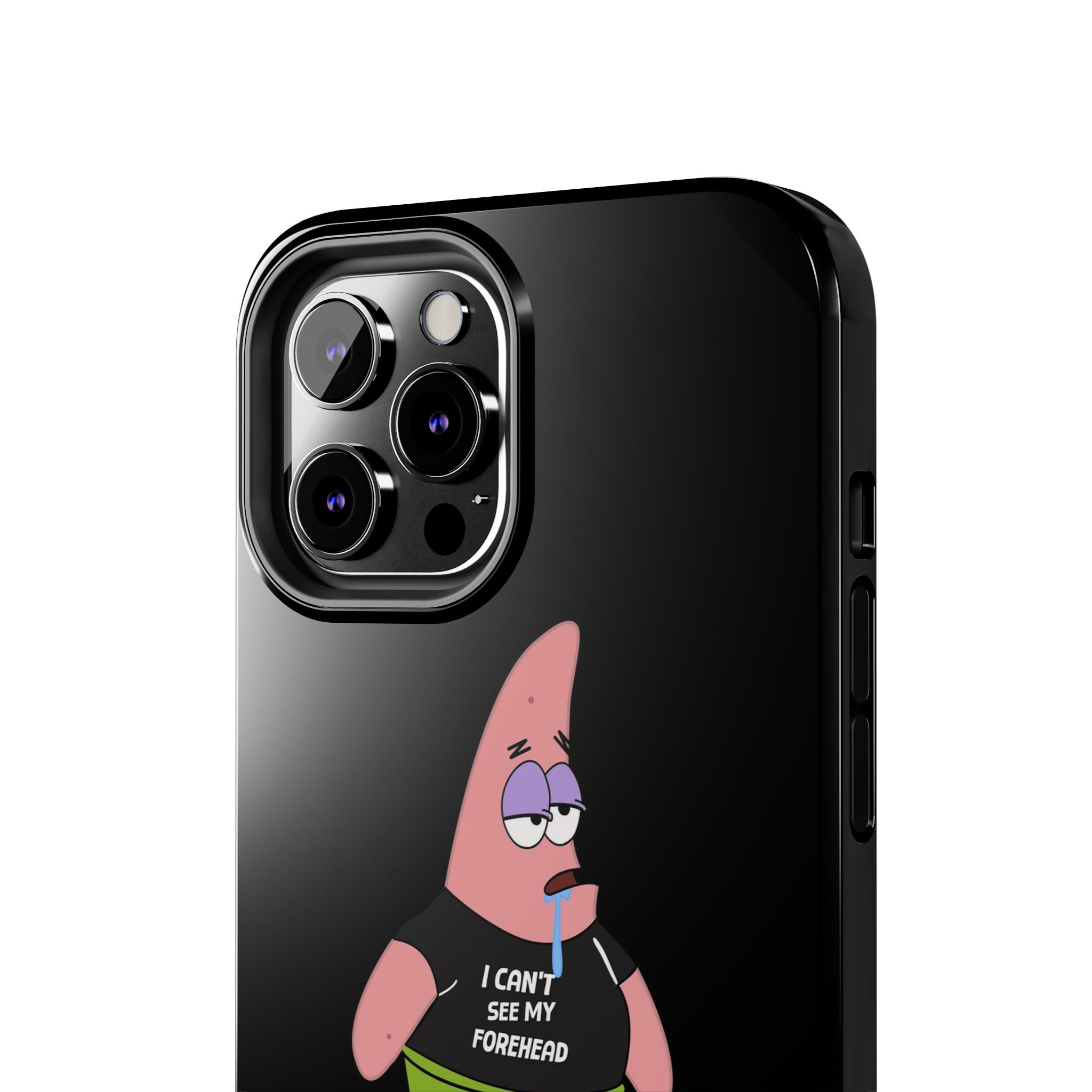 Patrick Star Phone Case — 'I Can't See My Forehead' Cartoon Protective Case