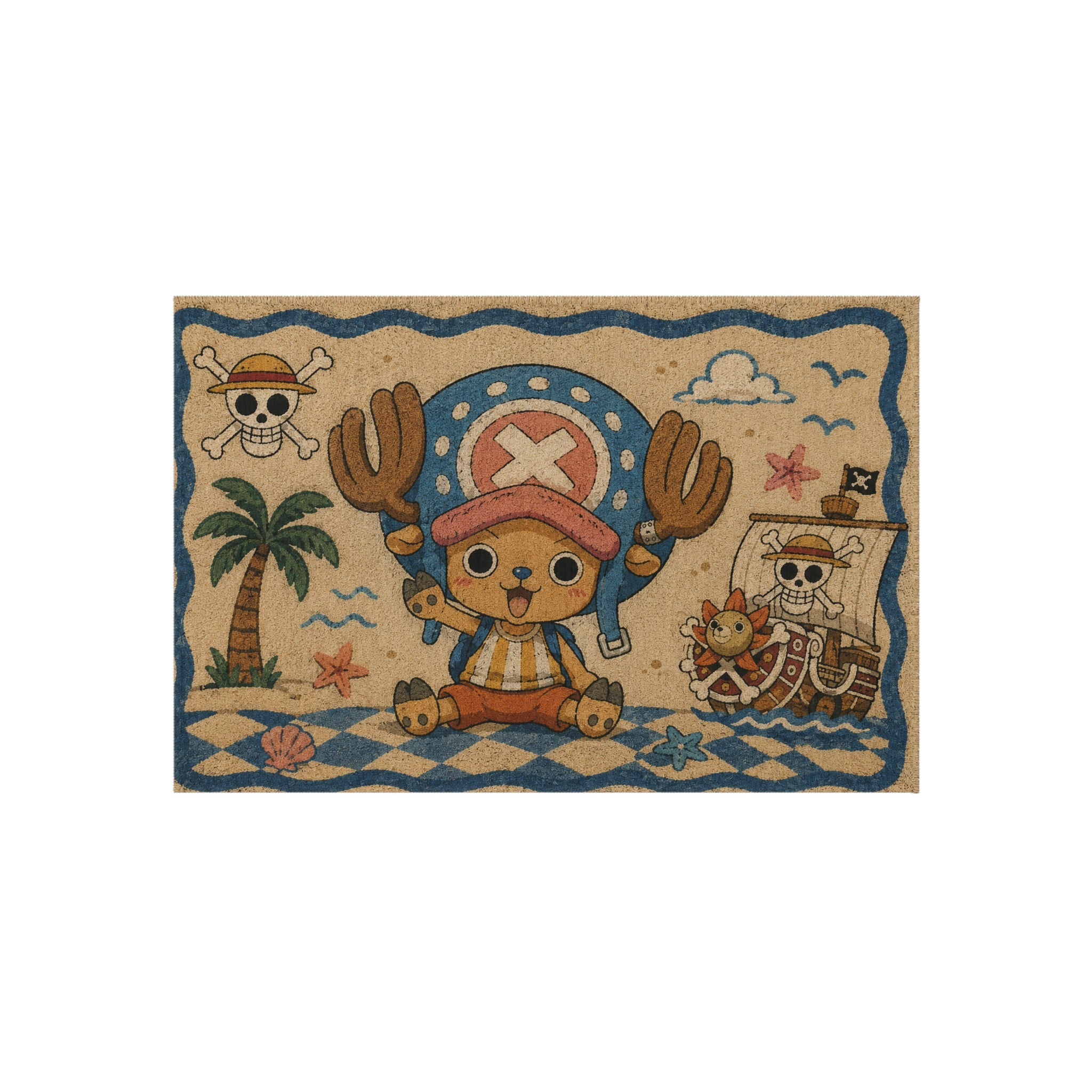 One Piece Tony Tony Chopper Pirate Beach Outdoor Rug