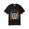 Desert Raccoons with UFO T-shirt | Alien Abduction Camping Graphic Tee