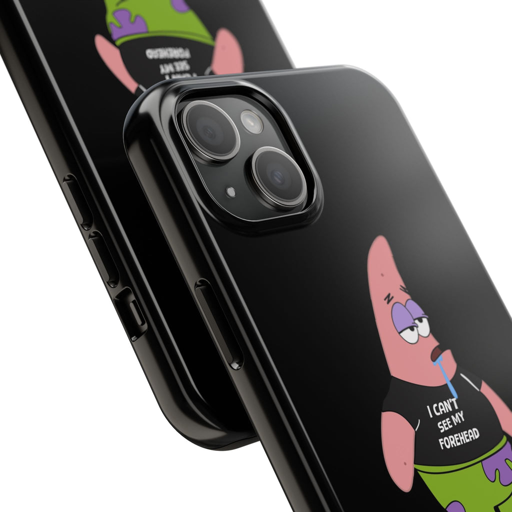 Patrick Star Phone Case — 'I Can't See My Forehead' Cartoon Protective Case