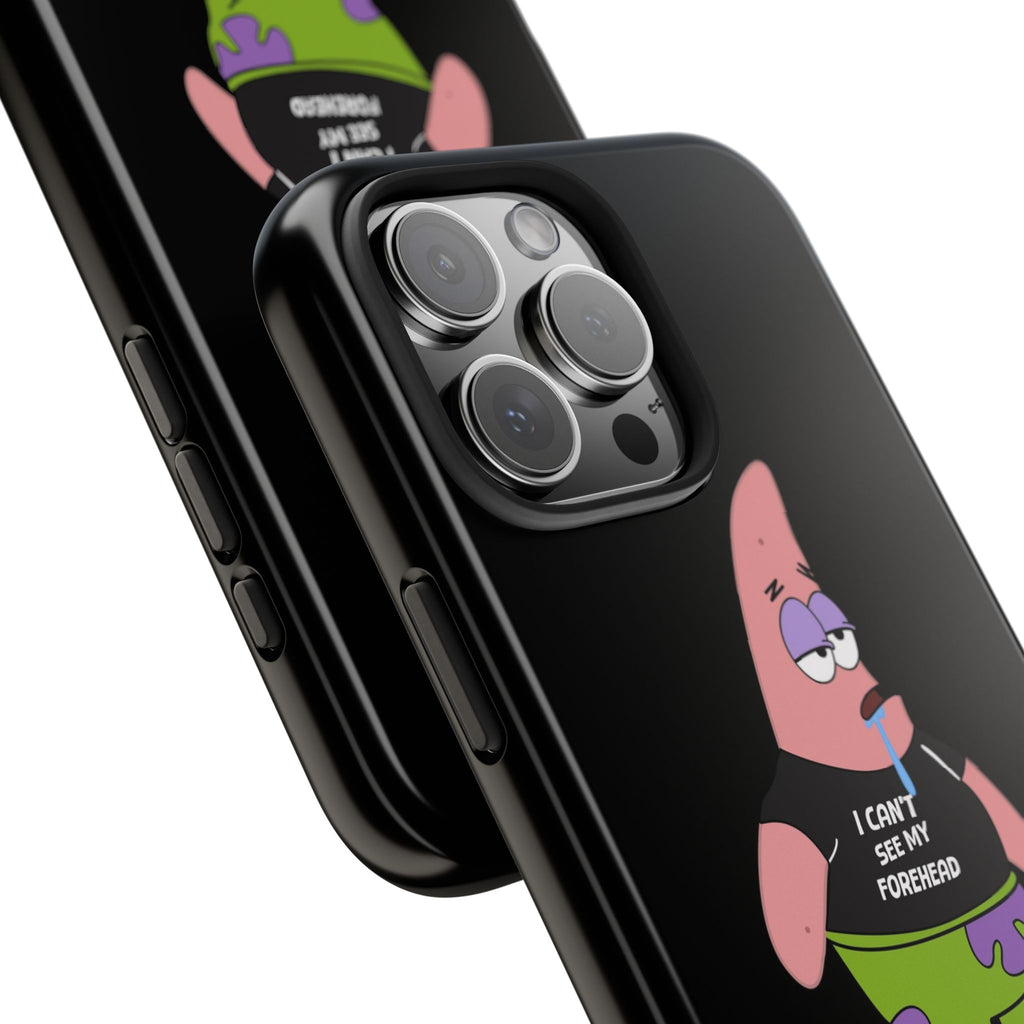 Patrick Star Phone Case — 'I Can't See My Forehead' Cartoon Protective Case