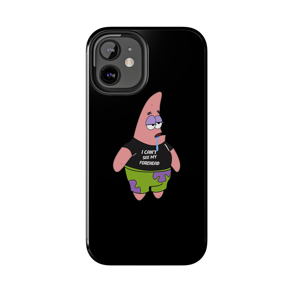 Patrick Star Phone Case — 'I Can't See My Forehead' Cartoon Protective Case