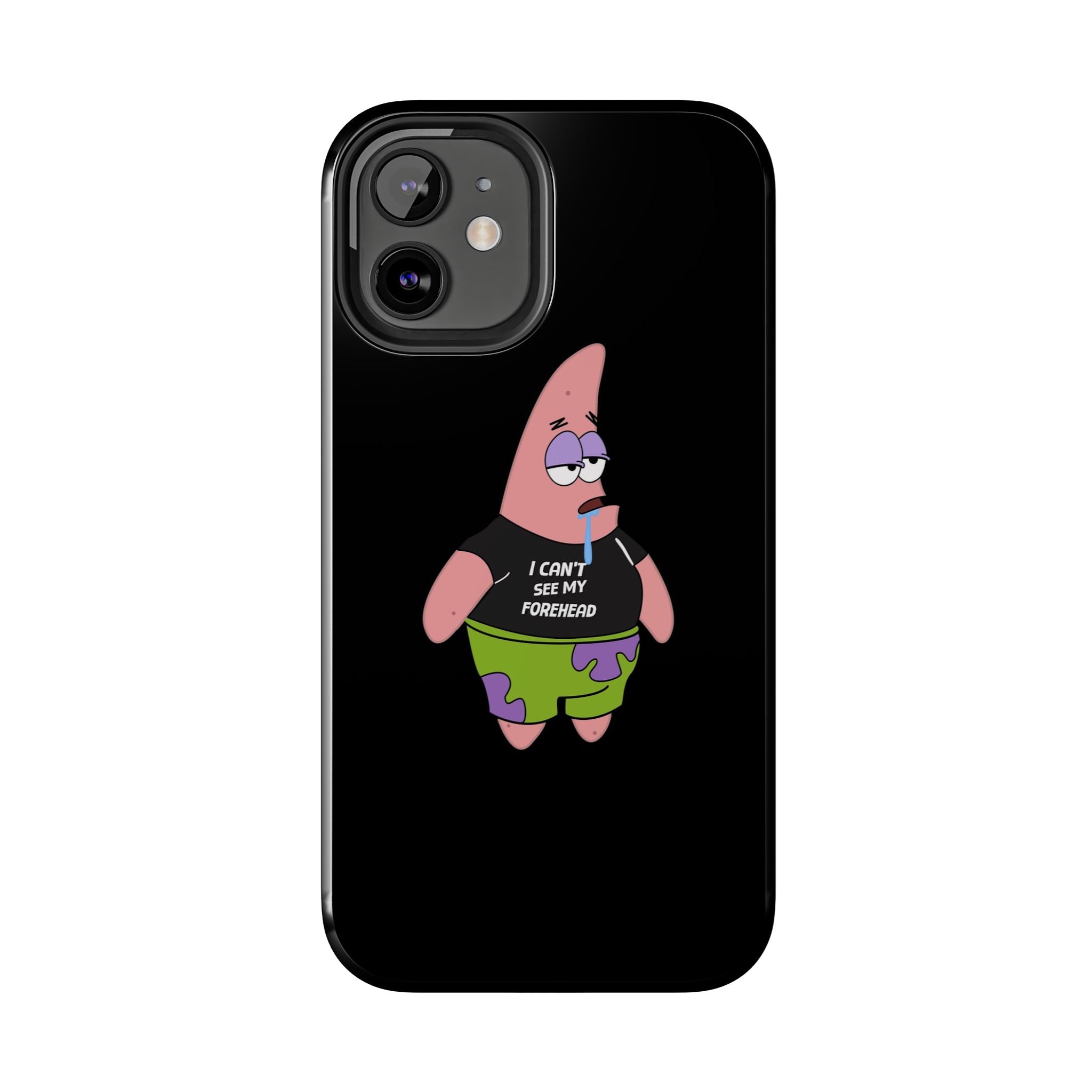 Patrick Star Phone Case — 'I Can't See My Forehead' Cartoon Protective Case