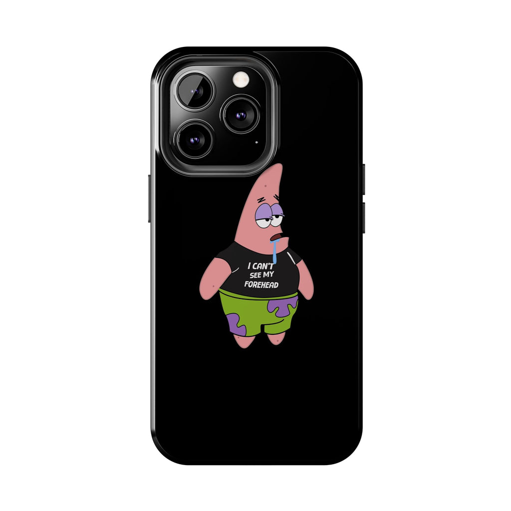 Patrick Star Phone Case — 'I Can't See My Forehead' Cartoon Protective Case