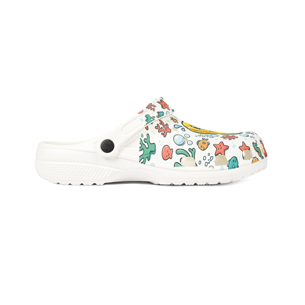Smiley Sponge Cartoon Clogs | EVA Foam Rubber Shoes