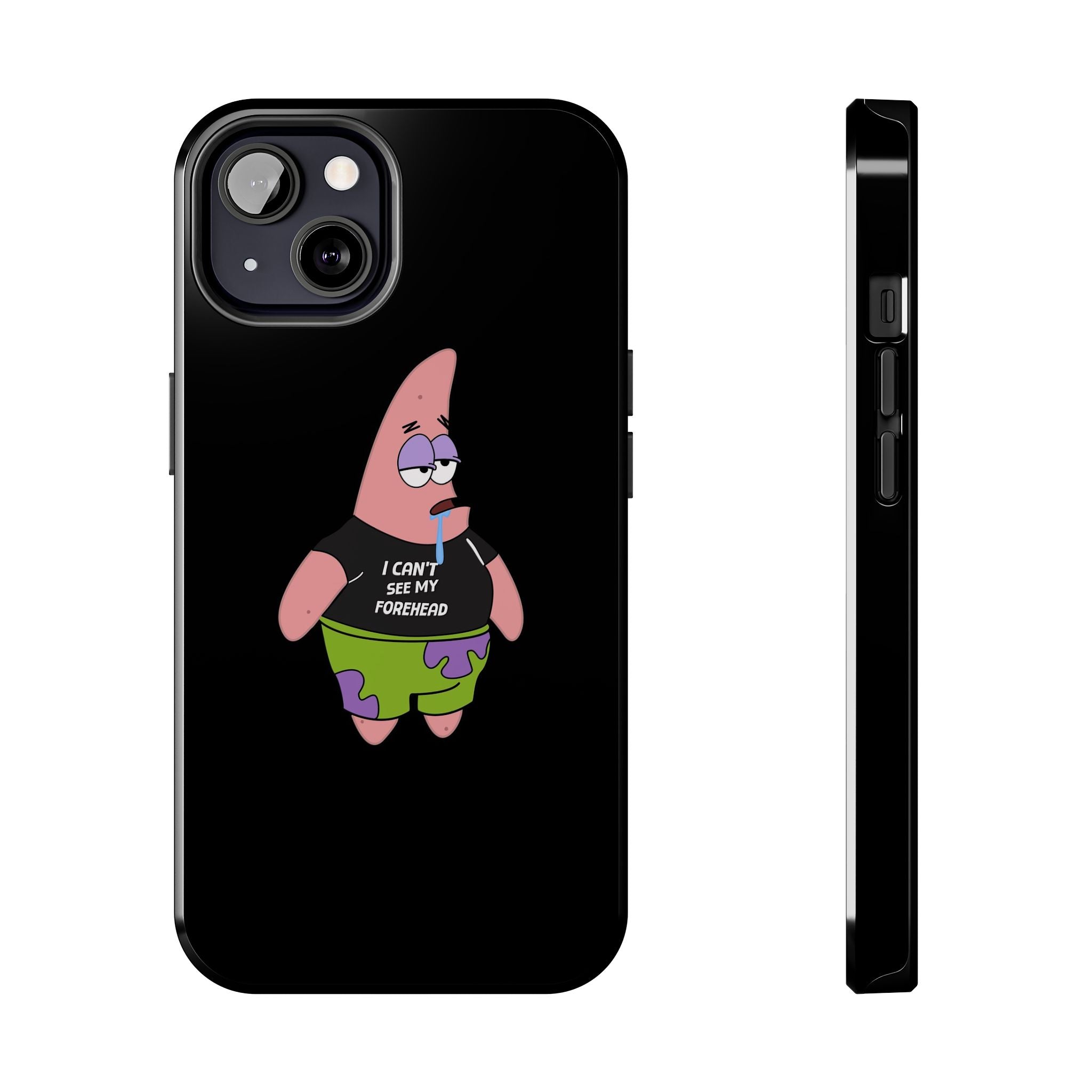 Patrick Star Phone Case — 'I Can't See My Forehead' Cartoon Protective Case