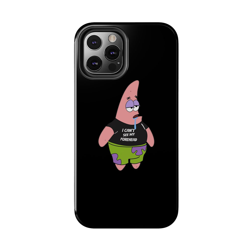 Patrick Star Phone Case — 'I Can't See My Forehead' Cartoon Protective Case