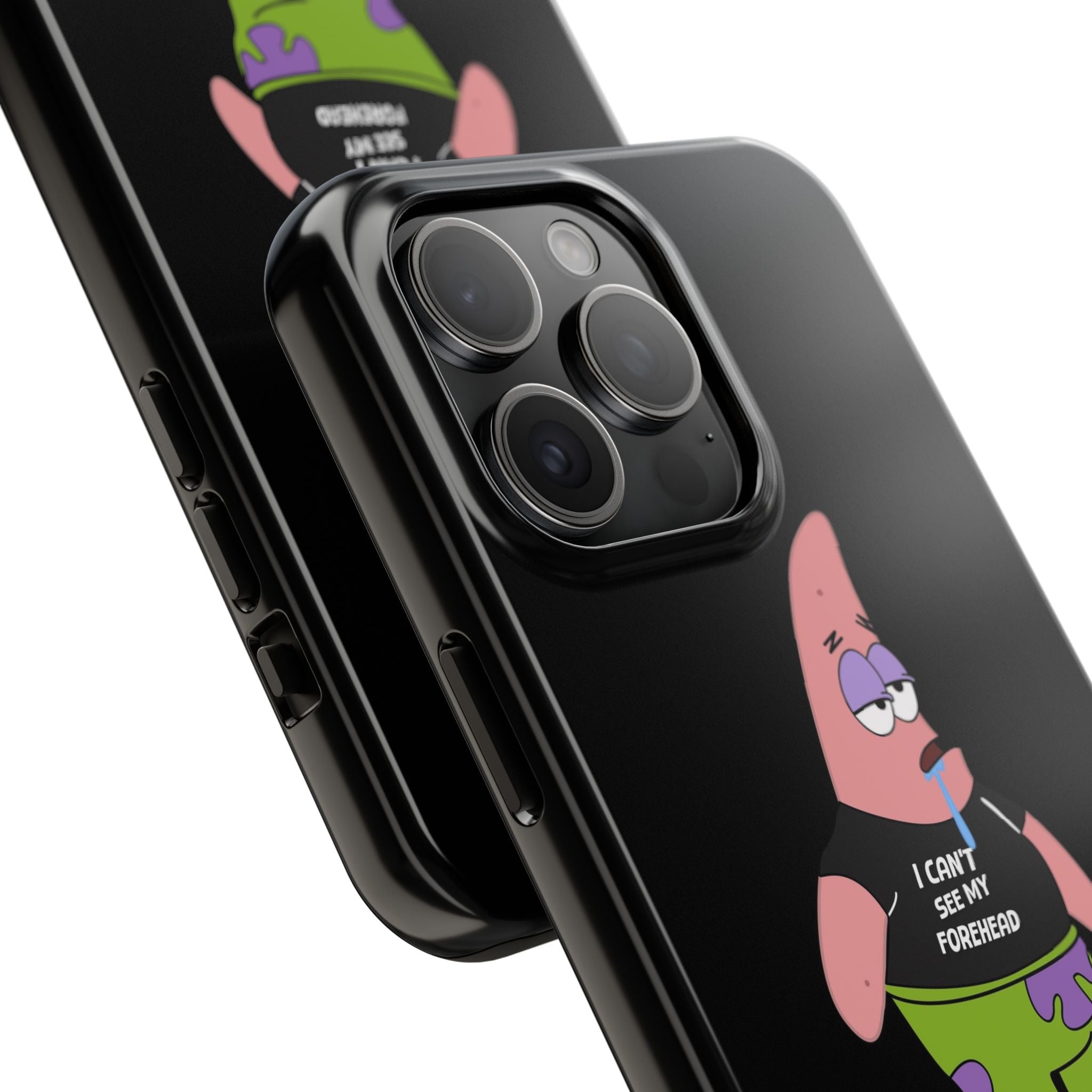 Patrick Star Phone Case — 'I Can't See My Forehead' Cartoon Protective Case