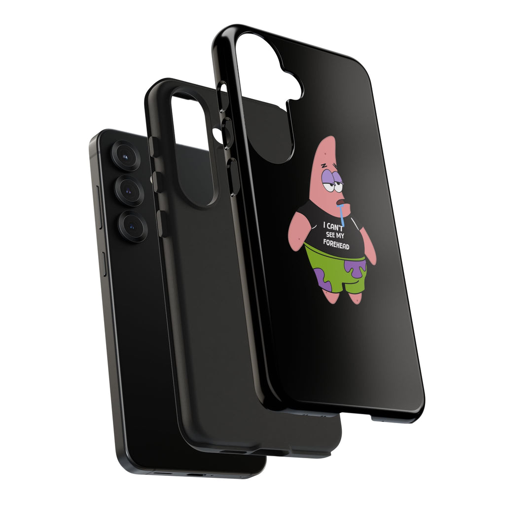Patrick Star Phone Case — 'I Can't See My Forehead' Cartoon Protective Case