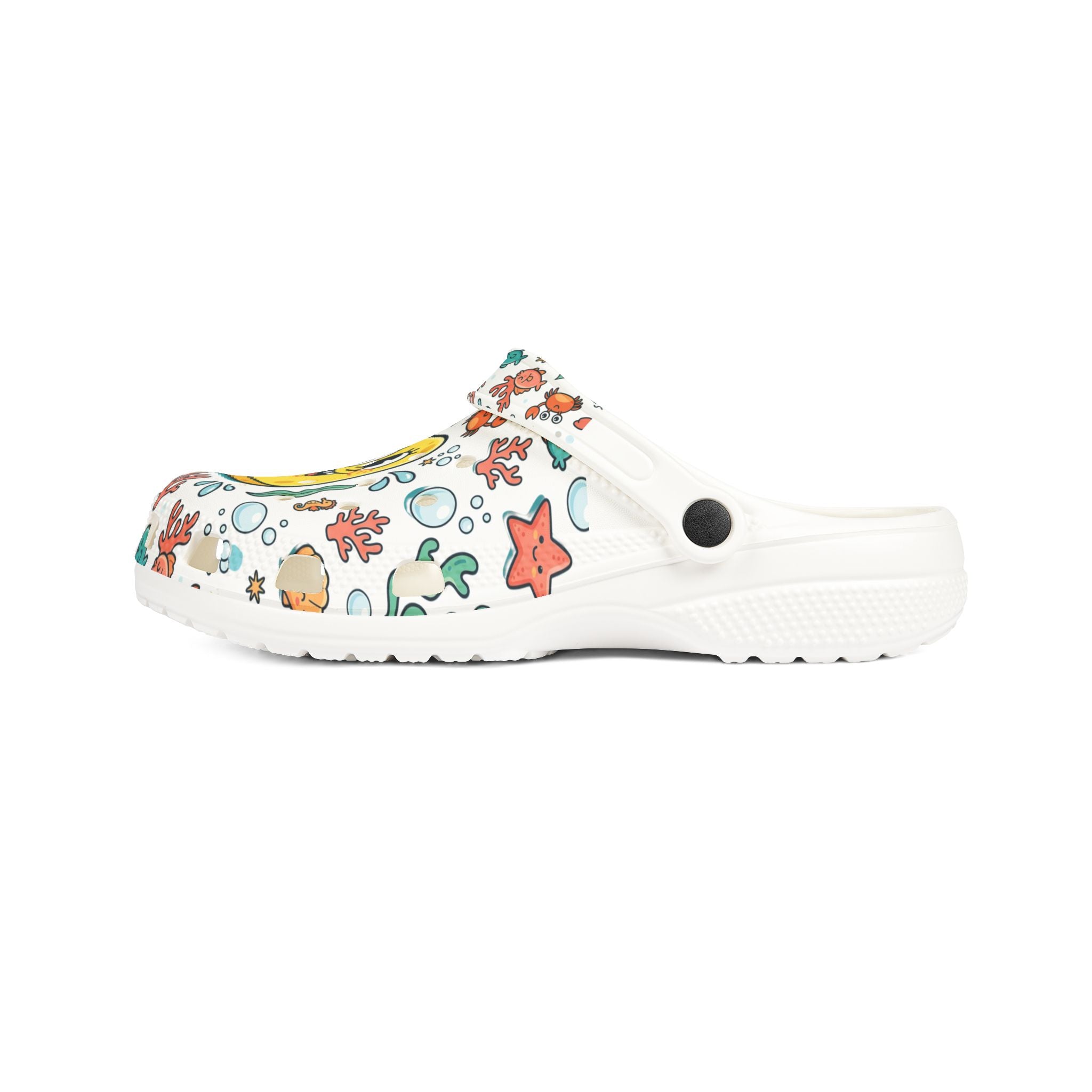 Smiley Sponge Cartoon Clogs | EVA Foam Rubber Shoes