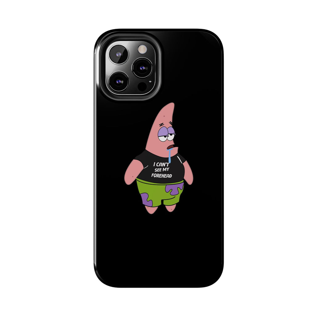 Patrick Star Phone Case — 'I Can't See My Forehead' Cartoon Protective Case