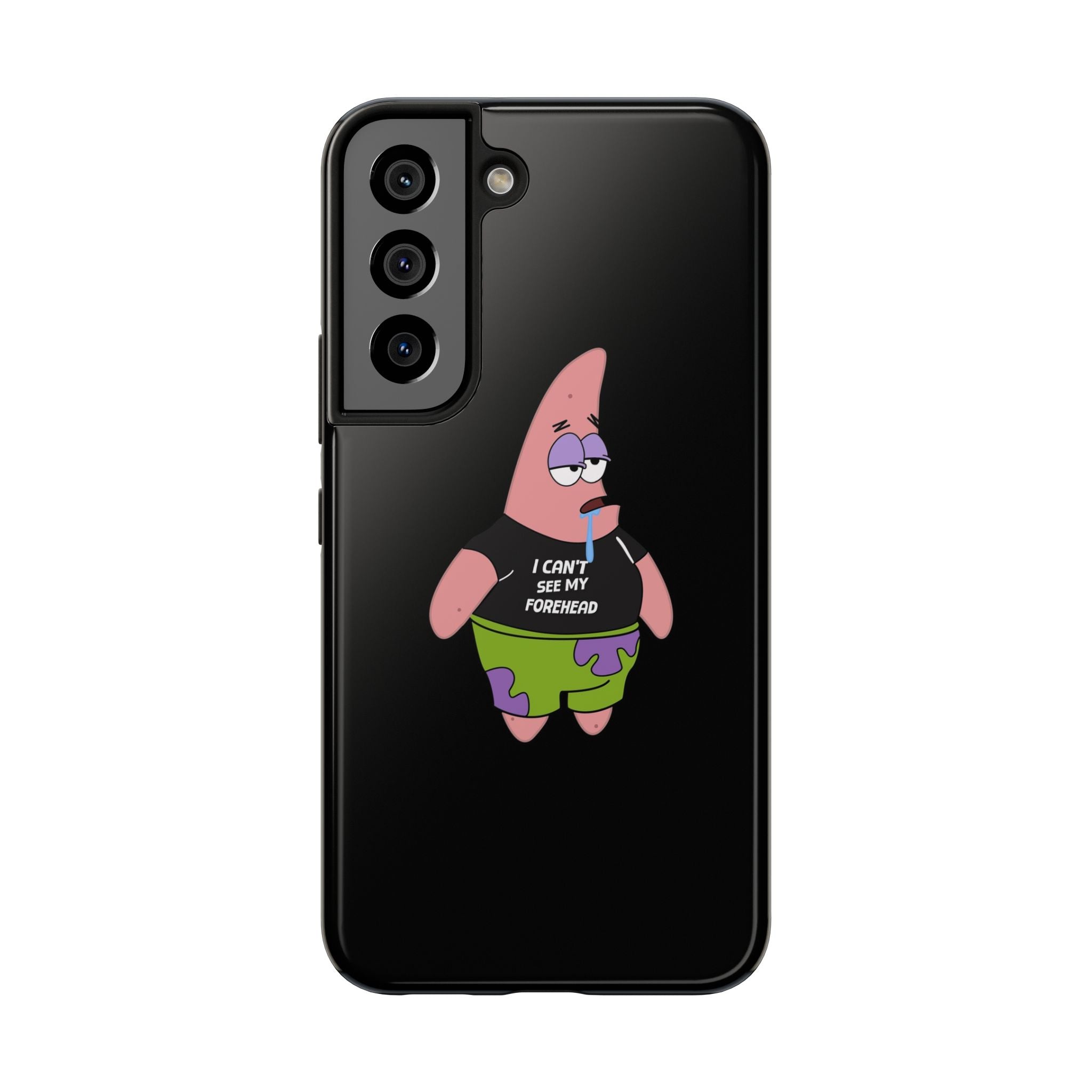 Patrick Star Phone Case — 'I Can't See My Forehead' Cartoon Protective Case
