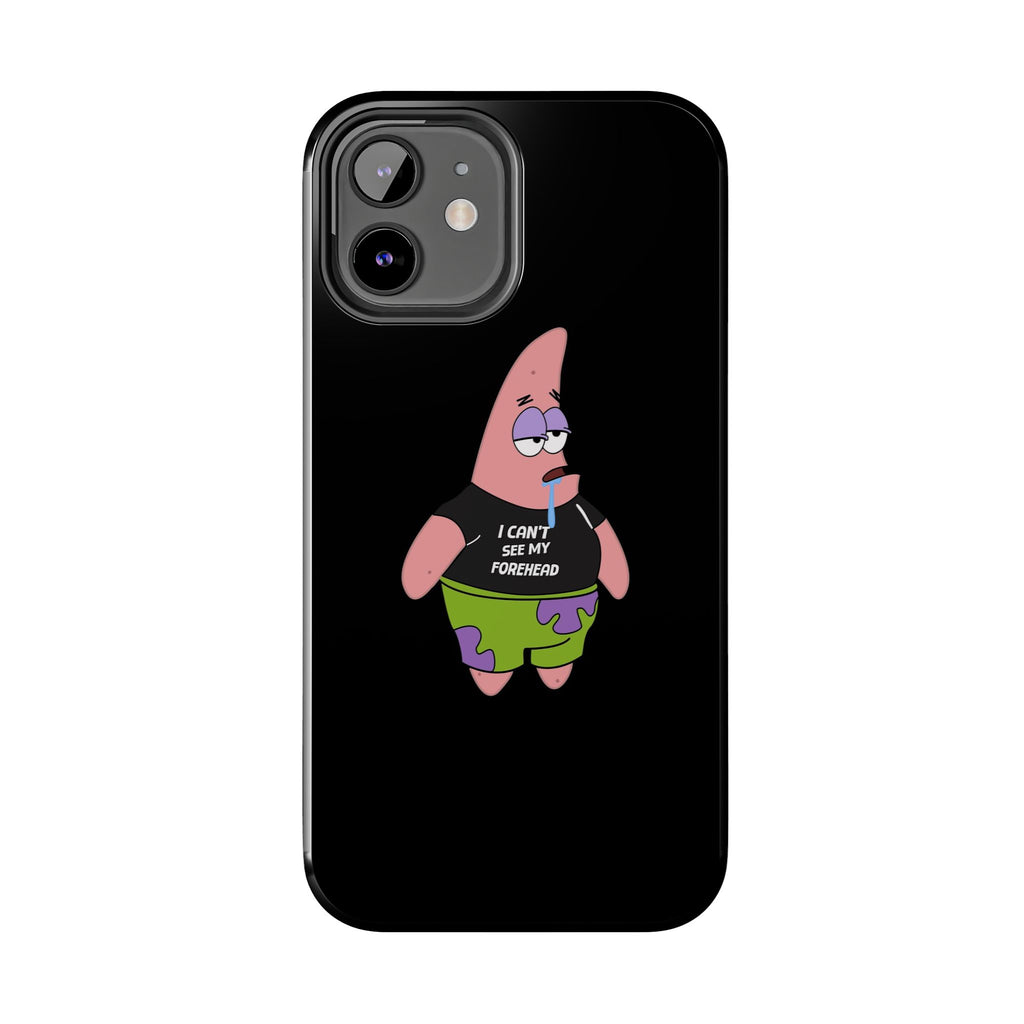 Patrick Star Phone Case — 'I Can't See My Forehead' Cartoon Protective Case